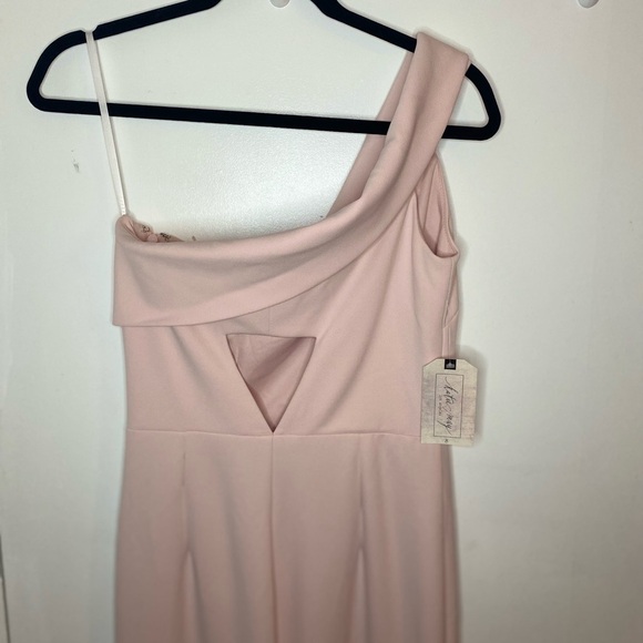 Katie May Titan One Shoulder Cutout Crepe Gown - Picture 7 of 9